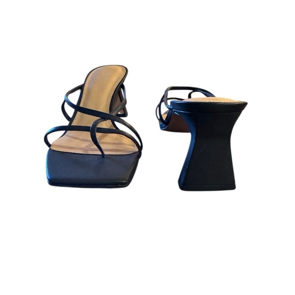 NWOT Pedro Black Strappy Women's Heels - Picture 4 of 11